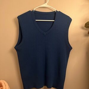 Blue vintage sweater vest